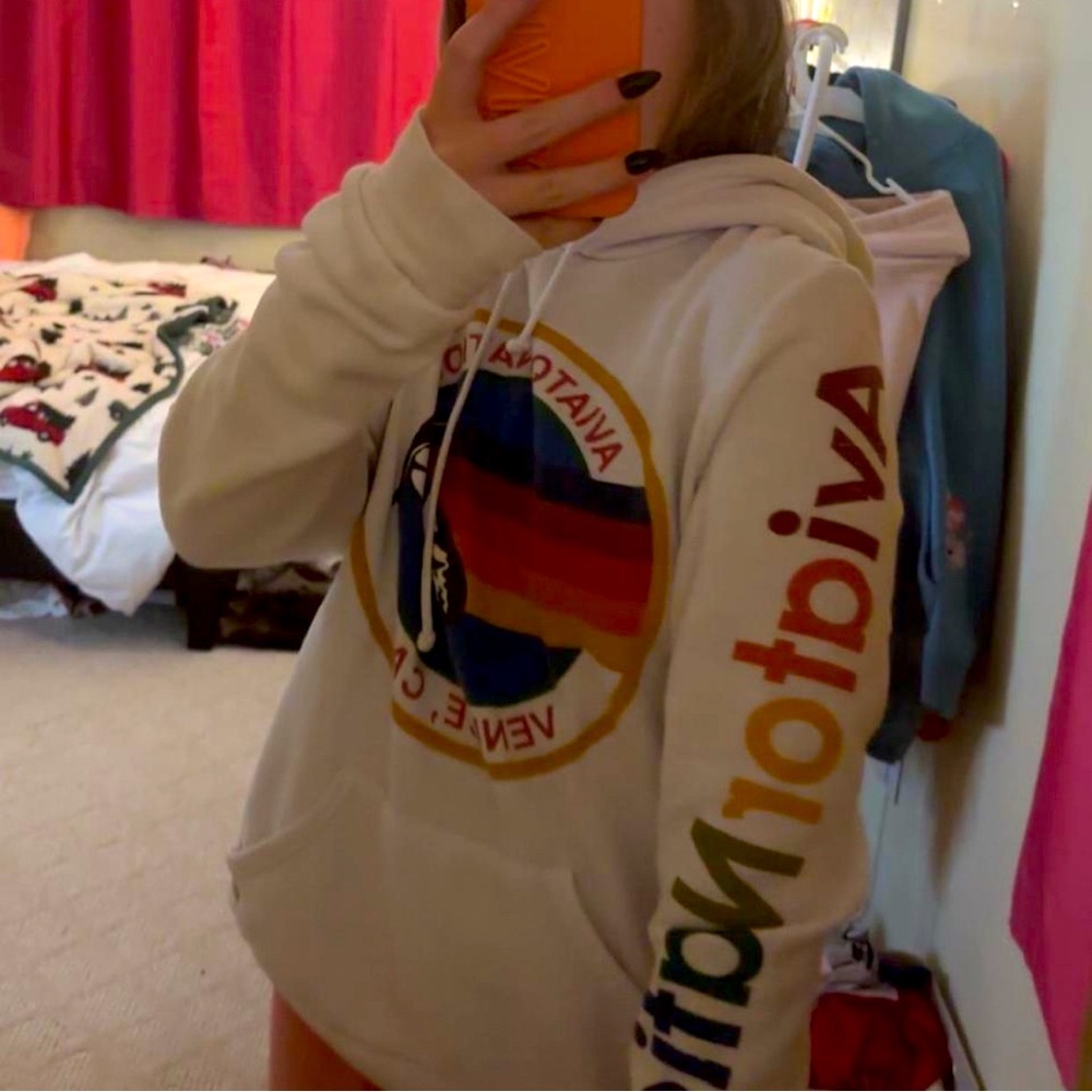 AVIATOR NATION MALIBU RELAXED PULLOVER HOODIE
